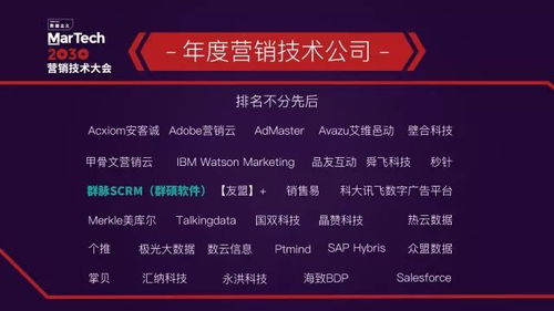 群硕软件荣膺中国首份营销技术生态图软件开发领域代表企业